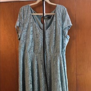 Baby Blue Lace Dress